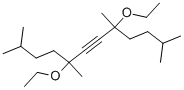 2,5,8,11-四甲基-5-癸炔-4,7-二醇,乙氧基化物 结构式