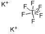 Potassium hexafluorotitanate Struktur
