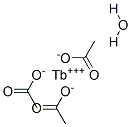 水合乙酸铽, 16922-07-9, 结构式