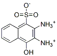 3-Diazonio-4-hydroxy-1-naphthalenesulfonic acid Structure