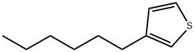 3-己基噻吩, 1693-86-3, 结构式