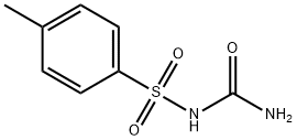 N-(p-メチルフェニルスルホニル)尿素 化学構造式