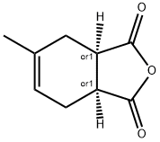 cis-1,2,3,6-tetrahydro-4-methylphthalic anhydride , 1694-82-2, 结构式