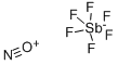 ヘキサフルオロアンチモン酸ニトロソニウム 化学構造式