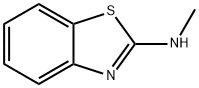 2-(メチルアミノ)ベンゾチアゾール 化学構造式