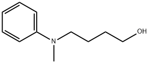 4-[メチル(フェニル)アミノ]ブタン-1-オール 化学構造式