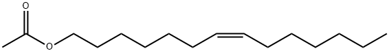 (Z)-7-テトラデセン-1-オールアセタート 化学構造式