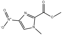 METHYL 1-METHYL-4-NITRO-1H-IMIDAZOLE-2-CARBOXYLATE Structure