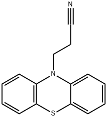 3-(10H-フェノチアジン-10-イル)プロパンニトリル 化学構造式