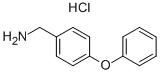 (4-フェノキシフェニル)メチルアミン塩酸塩 化学構造式