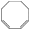 1,3-シクロオクタジエン 化学構造式