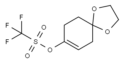 1,4-dioxaspiro[4.5]dec-7-en-8-yl trifluoromethanesulfonate Structure