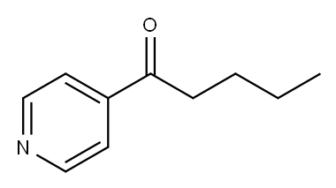 4-戊酰基吡啶, 1701-73-1, 结构式