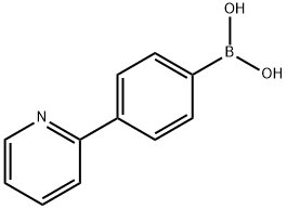 4-(2-ピリジル)フェニルボロン酸 化学構造式