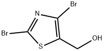 2,4-二溴噻唑-5-甲醇 结构式