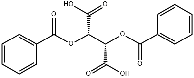 D-(+)-二苯甲酰酒石酸(无水物) 结构式