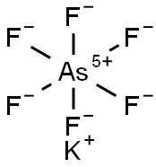 六氟砷酸钾, 17029-22-0, 结构式