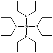 四(二乙基氨基)硅烷 结构式