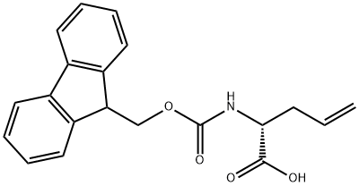 (R)-N-Fmoc-Allylglycine Struktur