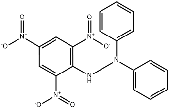 1,1-二苯基-2-苦味酰肼, 1707-75-1, 结构式