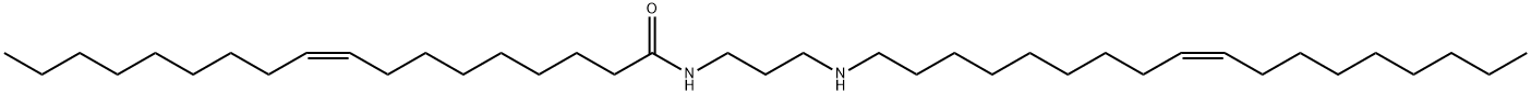 (Z)-N-[3-[(Z)-9-オクタデセニルアミノ]プロピル]-9-オクタデセンアミド 化学構造式