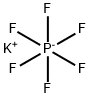 六氟磷酸钾, 17084-13-8, 结构式