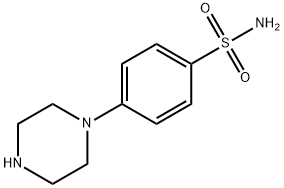 BenzenesulfonaMide, 4-(1-piperazinyl)- Structure
