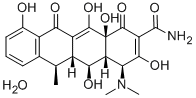 强力霉素一水物, 17086-28-1, 结构式