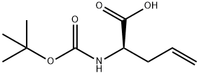 Boc-D-烯丙基甘氨酸, 170899-08-8, 结构式