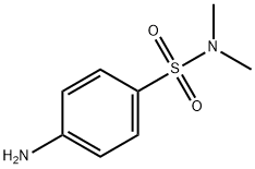 4-アミノ-N,N-ジメチルベンゼンスルホンアミド 化学構造式