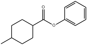 4-甲基环己烷甲酸苯酯 结构式