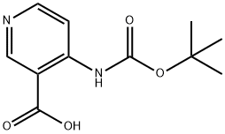4-BOC-アミノニコチン酸 化学構造式