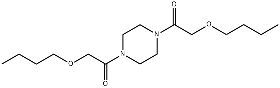 1,4-Bis(butoxyacetyl)piperazine 结构式