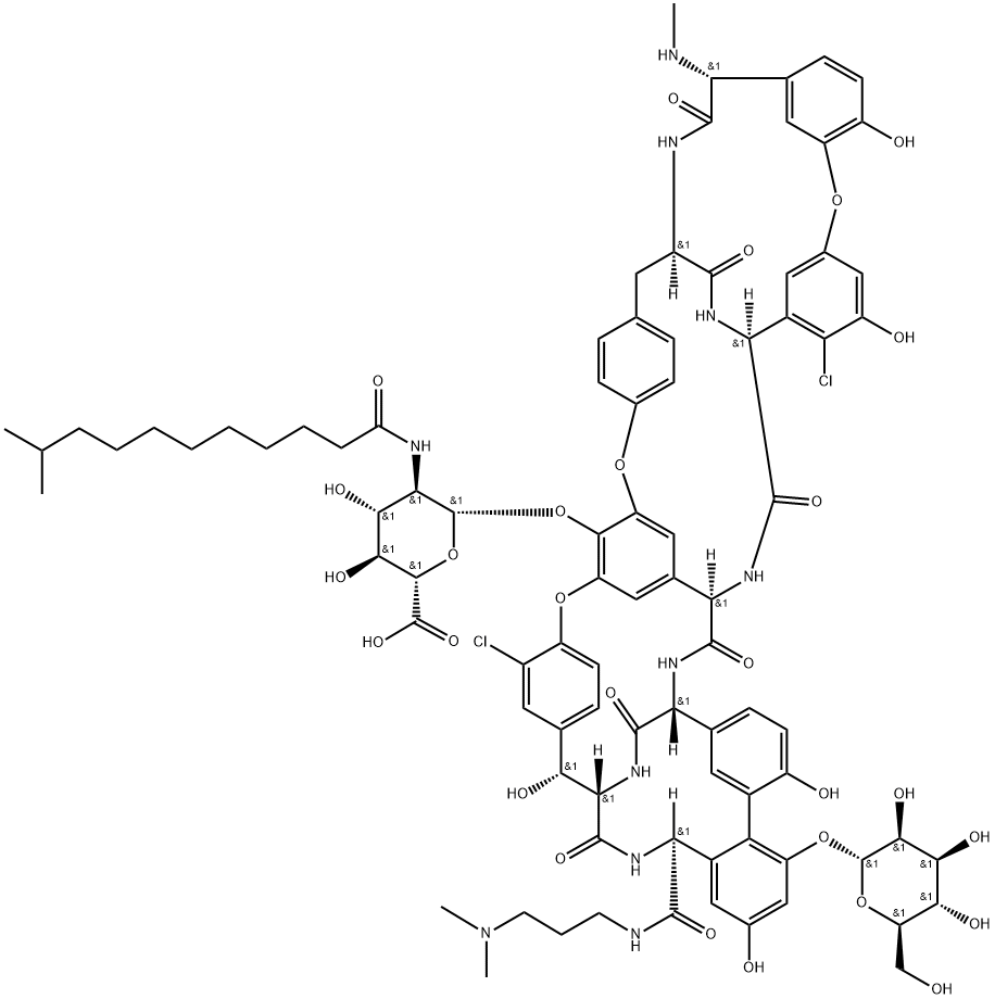 Dalbavancin Structure