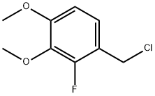 2-FLUORO-3,4-DIMETHOXYBENZYLCHLORIDE 结构式