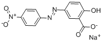 Sodium 5-[(4-nitrophenyl)azo]salicylate Struktur