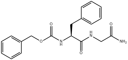 Z-Phe-Gly-NH2 化学構造式