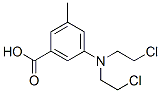 5-[Bis(2-chloroethyl)amino]-m-toluic acid 结构式