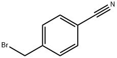 4-シアノベンジルブロミド 化学構造式