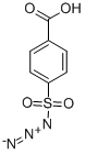 4-カルボキシベンゼンスルホニルアザイド 化学構造式