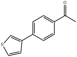 4′-(3-チエニル)アセトフェノン 化学構造式