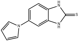 5-(1H-Pyrrol-1-yl)-2-mercaptobenzimidazole Structure