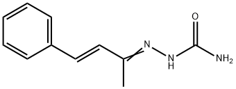(4-phenylbut-3-en-2-ylideneamino)urea 结构式