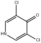 3,5-二氯-4-吡啶酮, 17228-70-5, 结构式