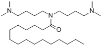 N,N-Bis[4-(dimethylamino)butyl]hexadecanamide 结构式