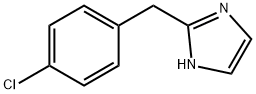 2-(4-クロロベンジル)-1H-イミダゾール 化学構造式