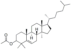Acetic acid lanost-8-en-3β-yl ester Struktur