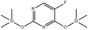 2,4-ビス(トリメチルシリル)-5-フルオロウラシル 化学構造式