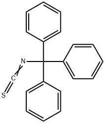 异硫氰酸三苯基甲基酯, 1726-94-9, 结构式