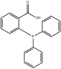 2-二苯基膦苯甲酸, 17261-28-8, 结构式